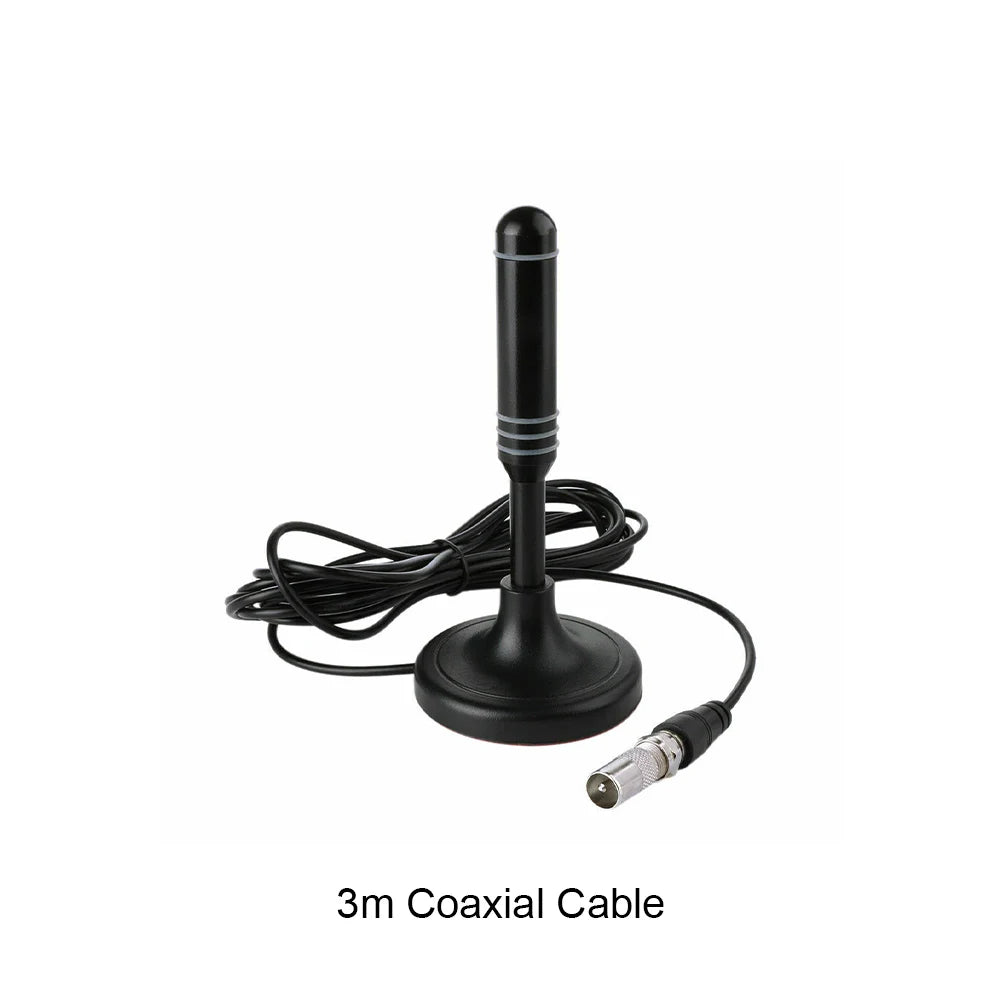 4K/1080P HD Digital TV Antenna 300cm Coax Cable Digital Receiving Antenna With Signal Amplifier DVB-T DAB Indoor Outdoor Antenna
