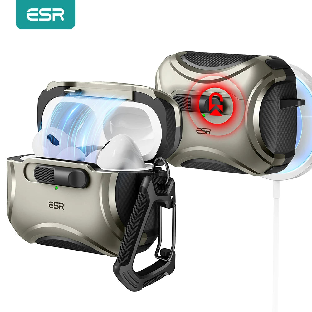 ESR for AirPods 4 Case Compatible with AirPods 4th Generation Case (2024) Powerful Drop Protection Earphone Cover