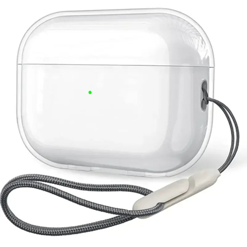 Clear TPU AirPods Case with Lanyard
