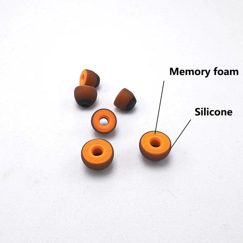 Memory Foam Silicone Earbud Tips & Ear Cushions