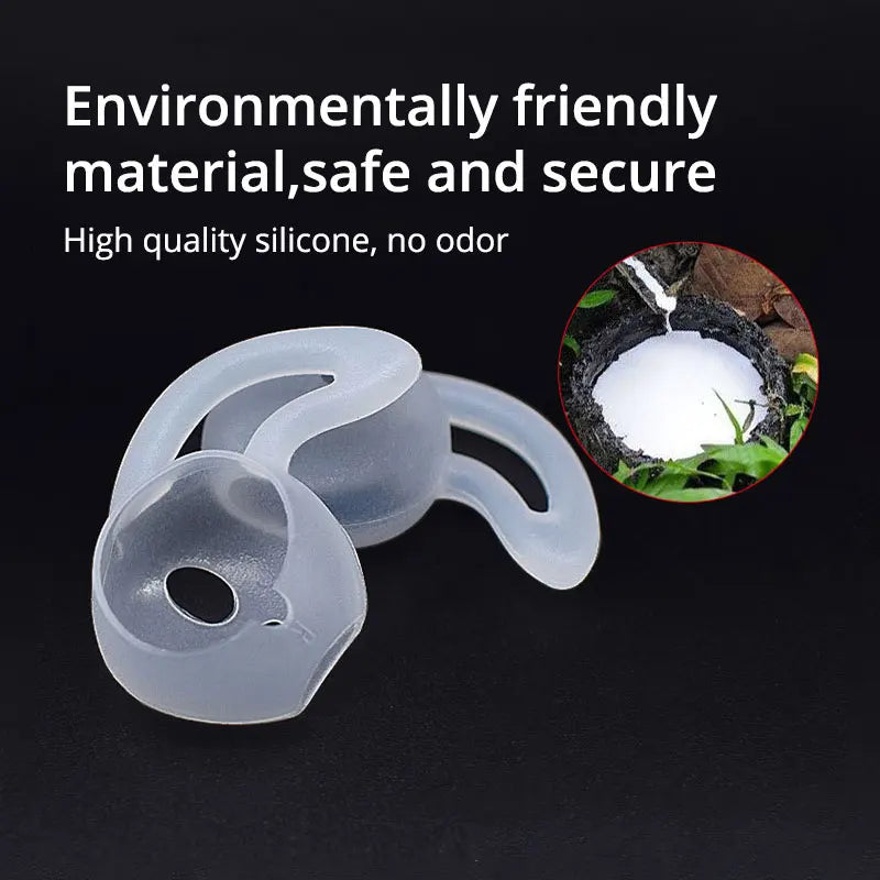EARDECO Silicone Eartips &amp; Ear Hooks