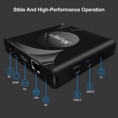 X88 Pro 13 Ultra HD 8K Smart TV Box Android 13.0 RK3528 2GB16GB 4GB 32GB/64GB Wifi6 BT5.0 2.4G&amp;5G Wifi Media Player Set Top Box