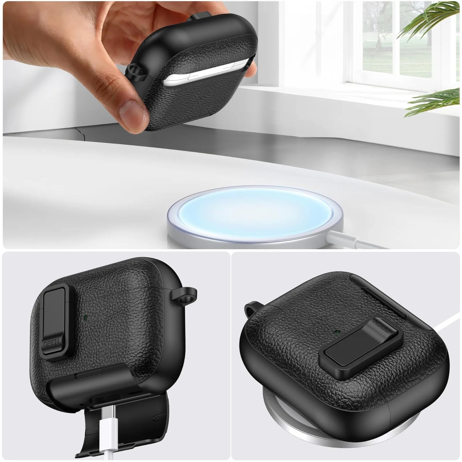 AirPods Case with Phone Hook &amp; Holder