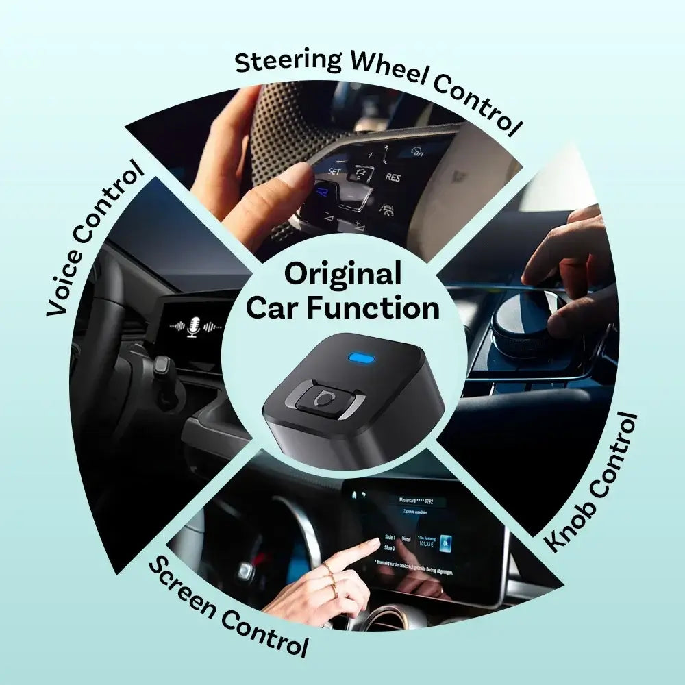 Ottocast Mini Dot 2-in-1 CarPlay &amp; Android Auto Adapter wireless device