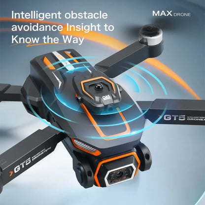 Lenovo GT5 Mini Drone 4K HD dual-lens wide-angle aerial 8K photography 5G WIFI Foldable quadcopter Brushless Obstacle Avoidance