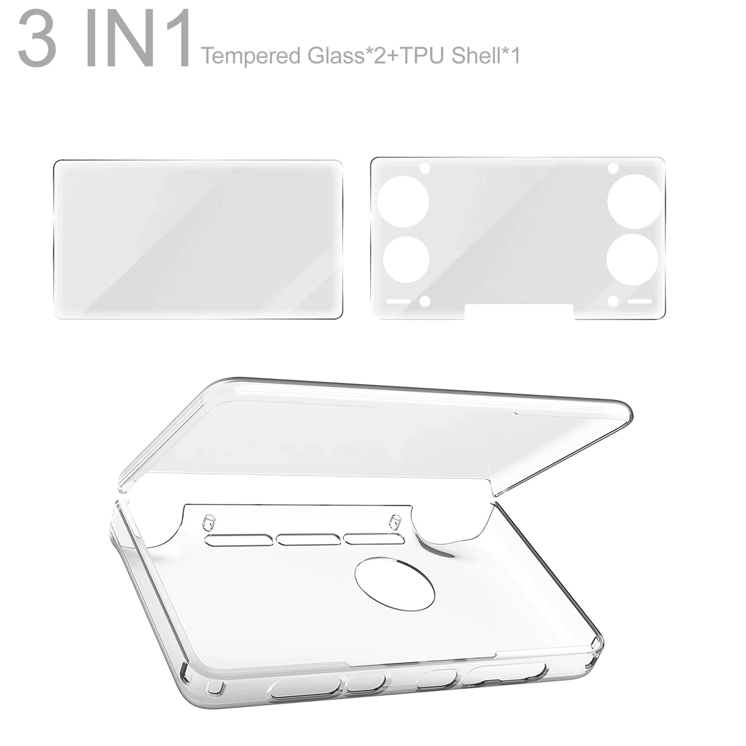 AYN Thor Tempered Glass Screen Protector &amp; Case