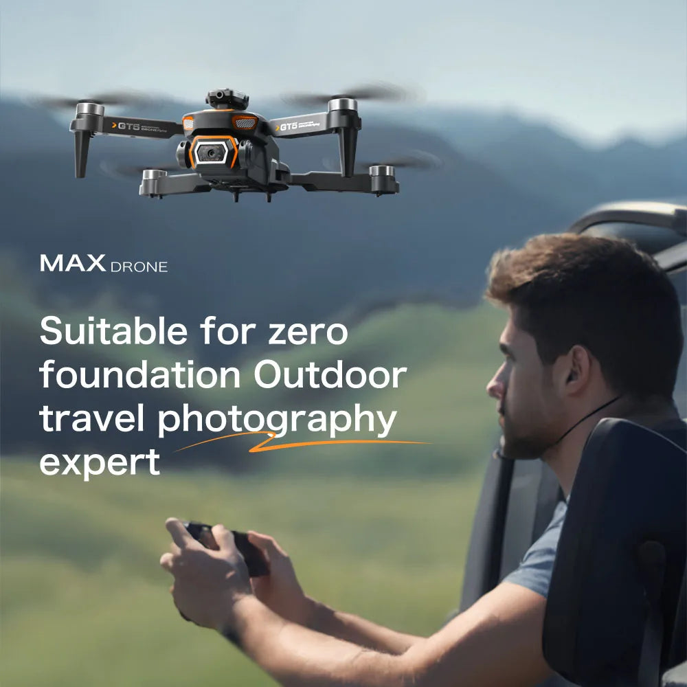 Lenovo GT5 Mini Drone 4K HD dual-lens wide-angle aerial 8K photography 5G WIFI Foldable quadcopter Brushless Obstacle Avoidance