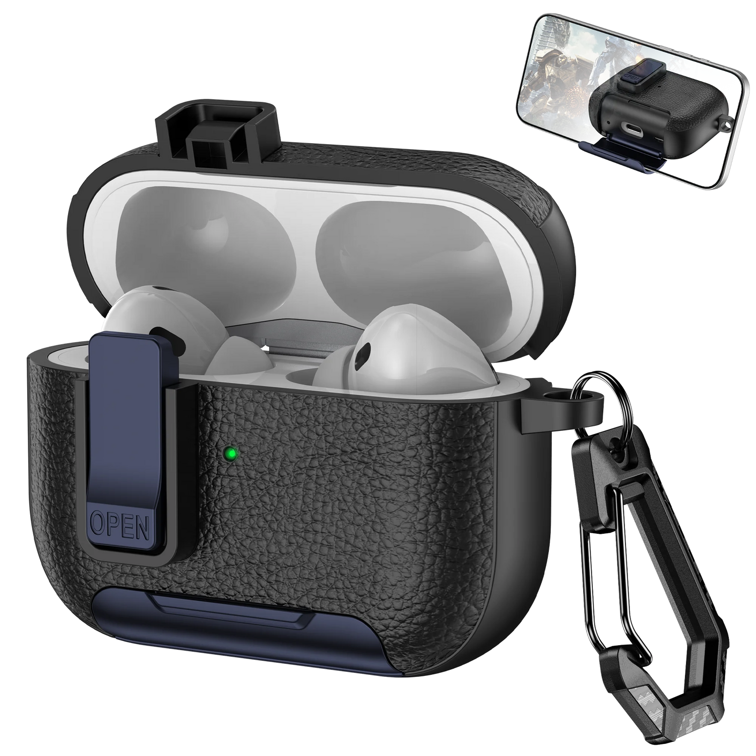 AirPods Case with Phone Hook &amp; Holder