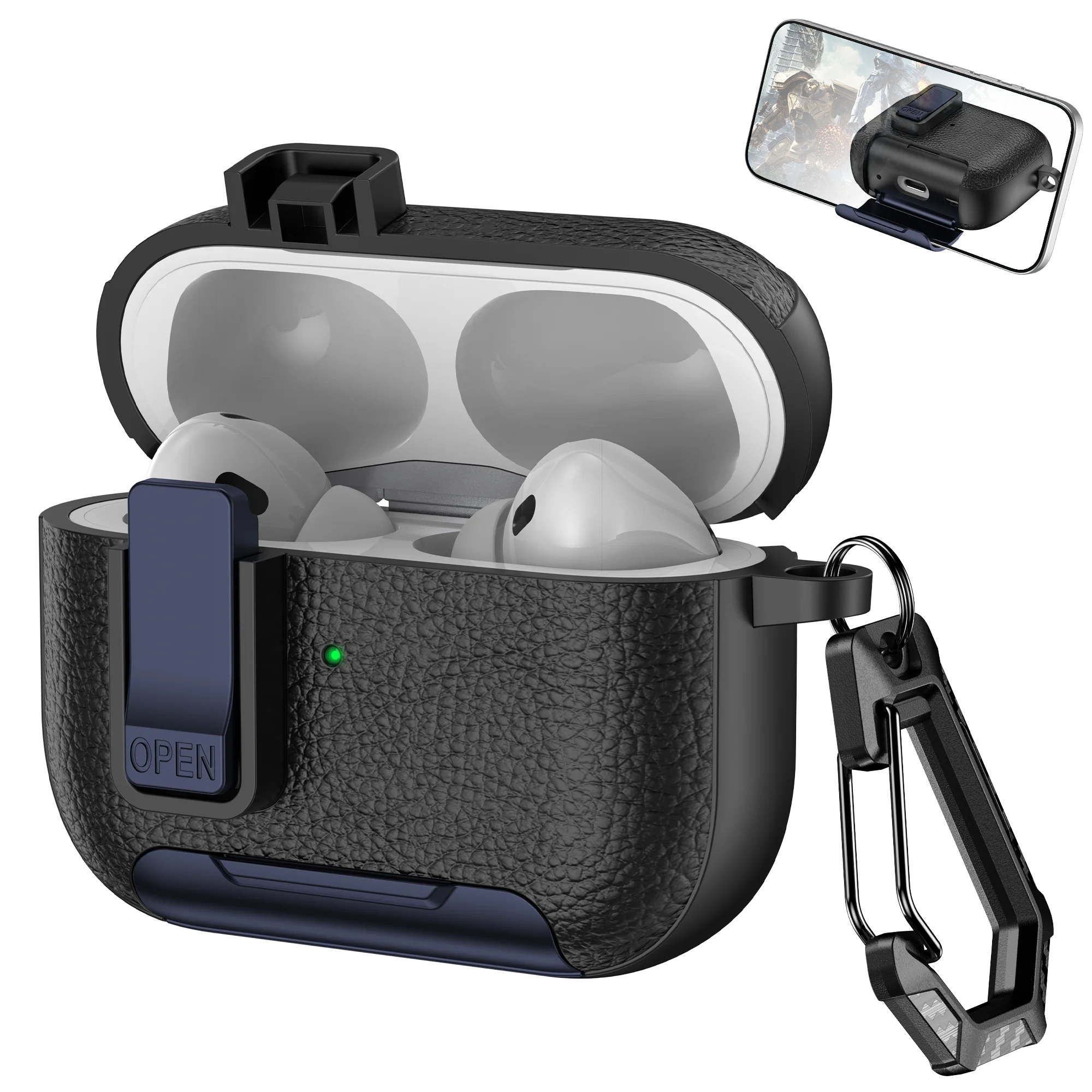 AirPods Case with Phone Hook &amp; Holder
