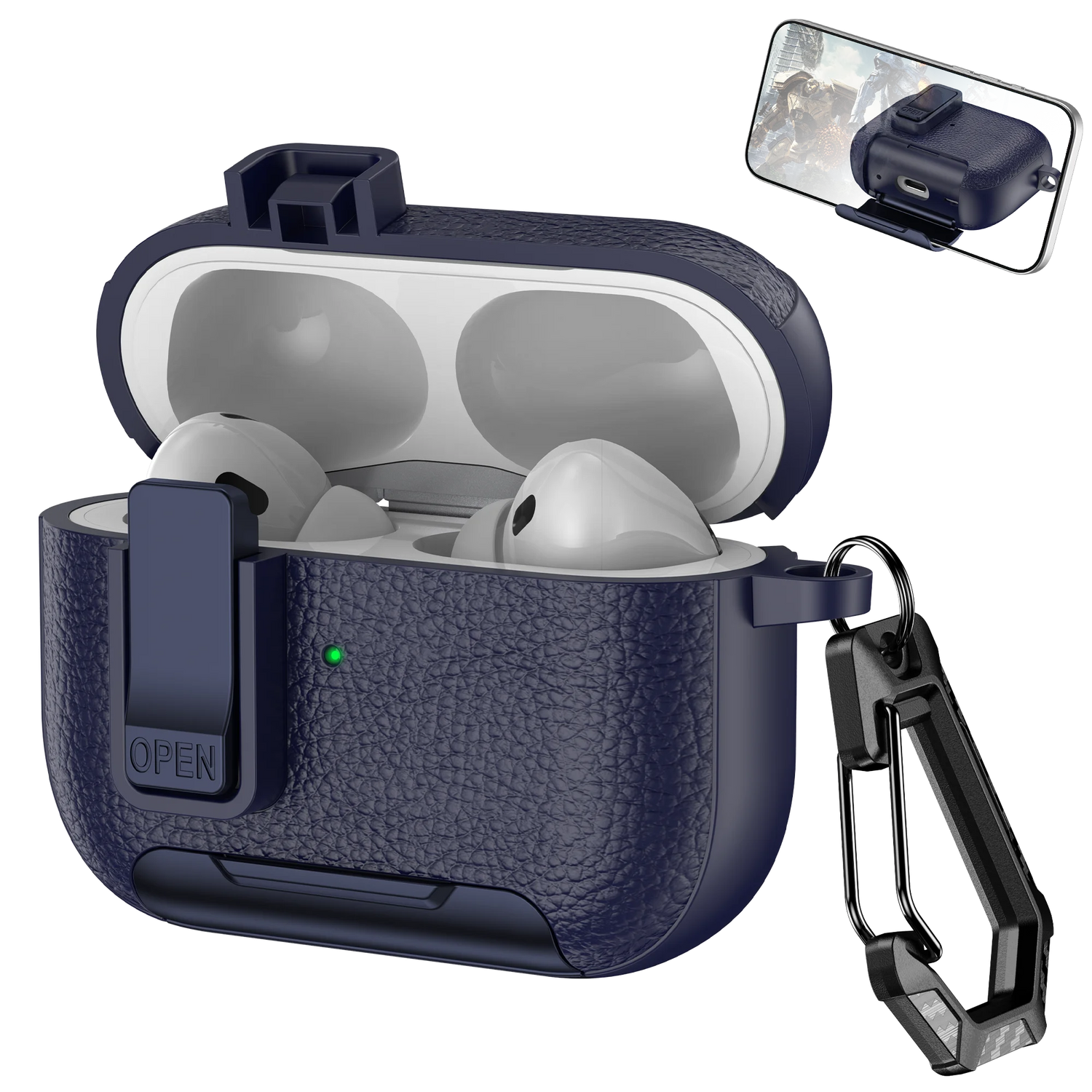 AirPods Case with Phone Hook &amp; Holder