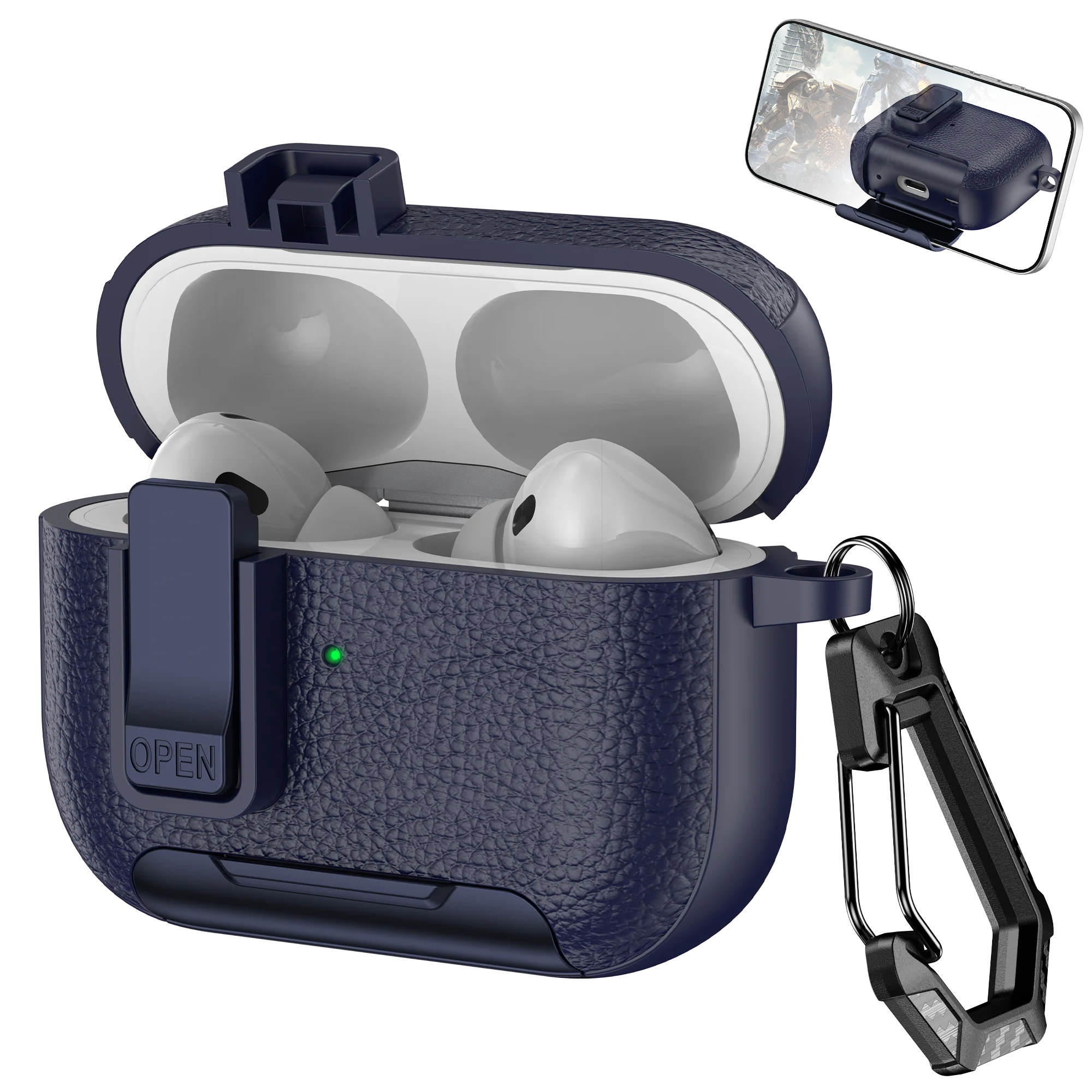 AirPods Case with Phone Hook &amp; Holder