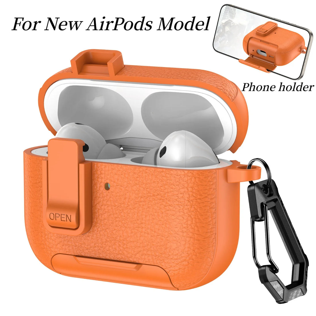 AirPods Case with Phone Hook &amp; Holder