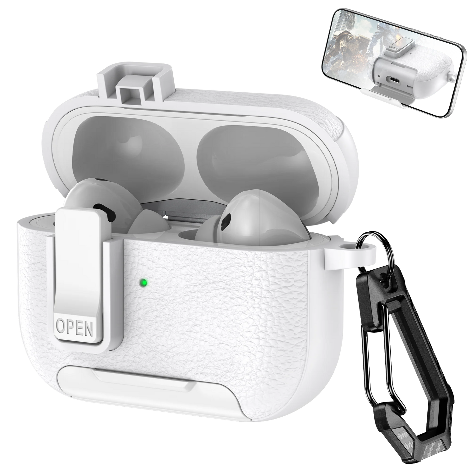 AirPods Case with Phone Hook &amp; Holder