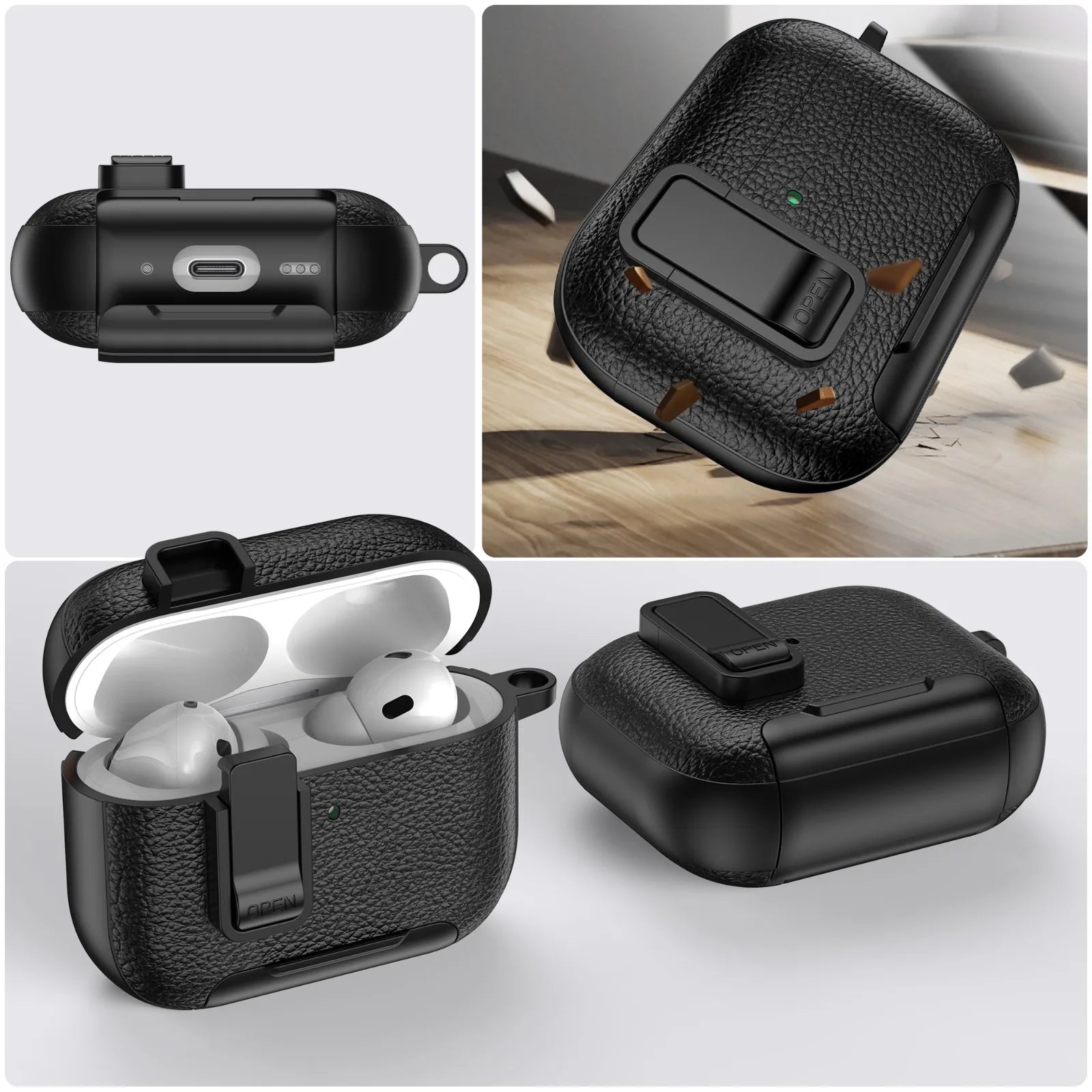 AirPods Case with Phone Hook &amp; Holder