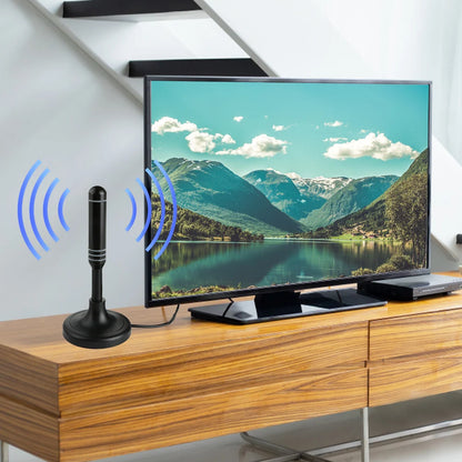 4K/1080P HD Digital TV Antenna 300cm Coax Cable Digital Receiving Antenna With Signal Amplifier DVB-T DAB Indoor Outdoor Antenna