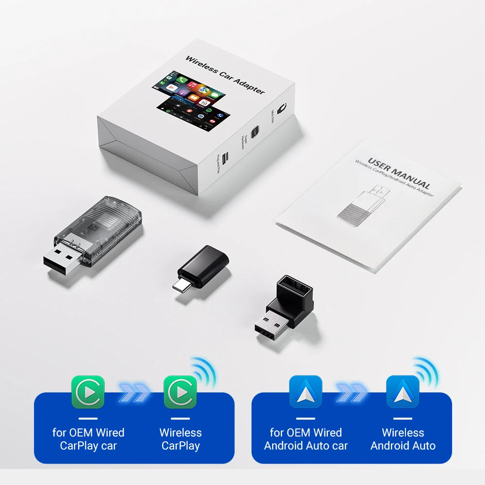 Ottocast Mini Core Wireless CarPlay Adapter