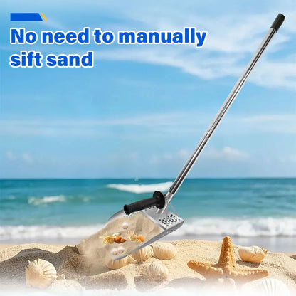 Stainless Steel Metal Detecting Beach Finds Sand Scoop Shovel Equipment Garden Gadgets Utensils Supplies New