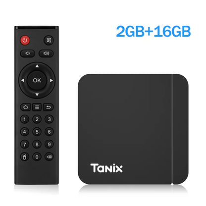 Original Tanix W2 Android 11 TV Box  Amlogic S905W2 2G/16G AV1 BT TVBOX 2.4G&amp;5G Dual Wifi 4K HD Set Top Box 4G/64G Media Player