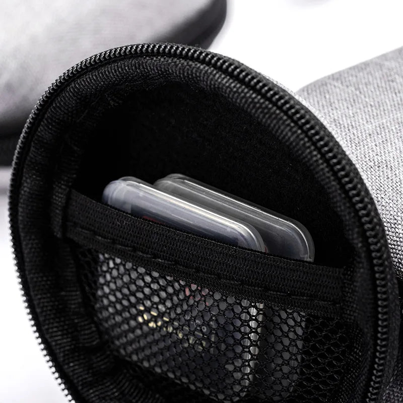 Portable Shockproof Headphone Case Earphone Bag Headset Storage Bag Hard Shell Earphone Accessories Memory Card USB Cable