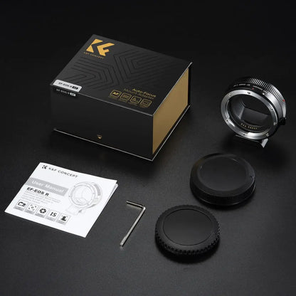 K&amp;F CONCEPT EF to EOS R Adapter Auto Focus Lens Mount Adapter for Canon EF EF-S Lens to Canon EOS R/RF R3 R6 R50 Mount Cameras