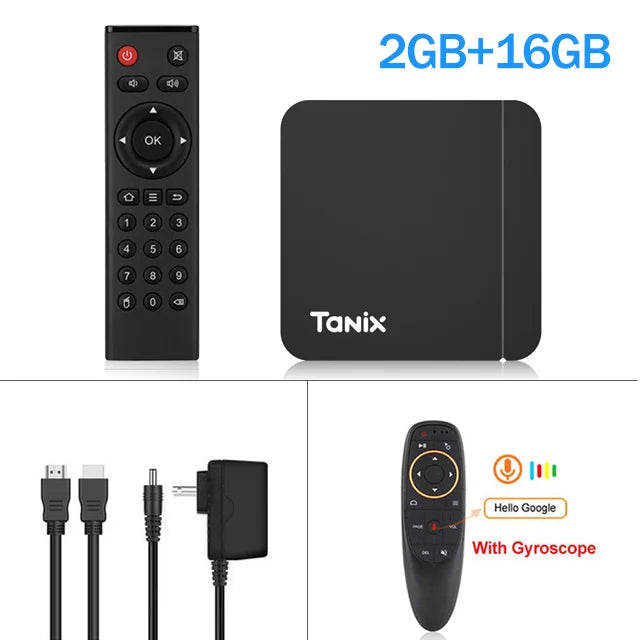 Original Tanix W2 Android 11 TV Box  Amlogic S905W2 2G/16G AV1 BT TVBOX 2.4G&amp;5G Dual Wifi 4K HD Set Top Box 4G/64G Media Player