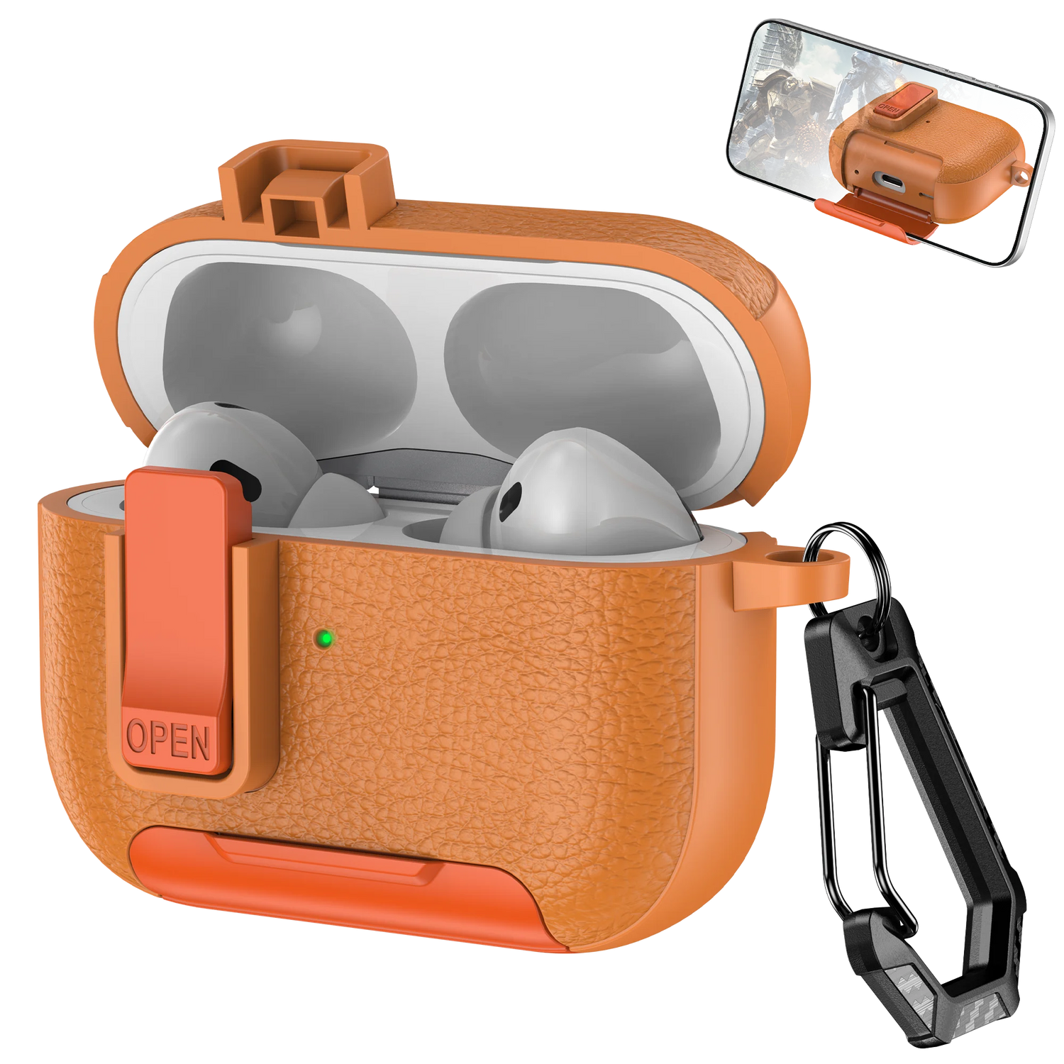 AirPods Case with Phone Hook &amp; Holder