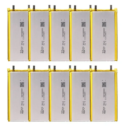 1260110 Battery 3.7V 10000mAh Lithium Polymer Batteries Lipo Li-Po Rechargeable Cells for Power Bank Laptop Camping Lights Diy