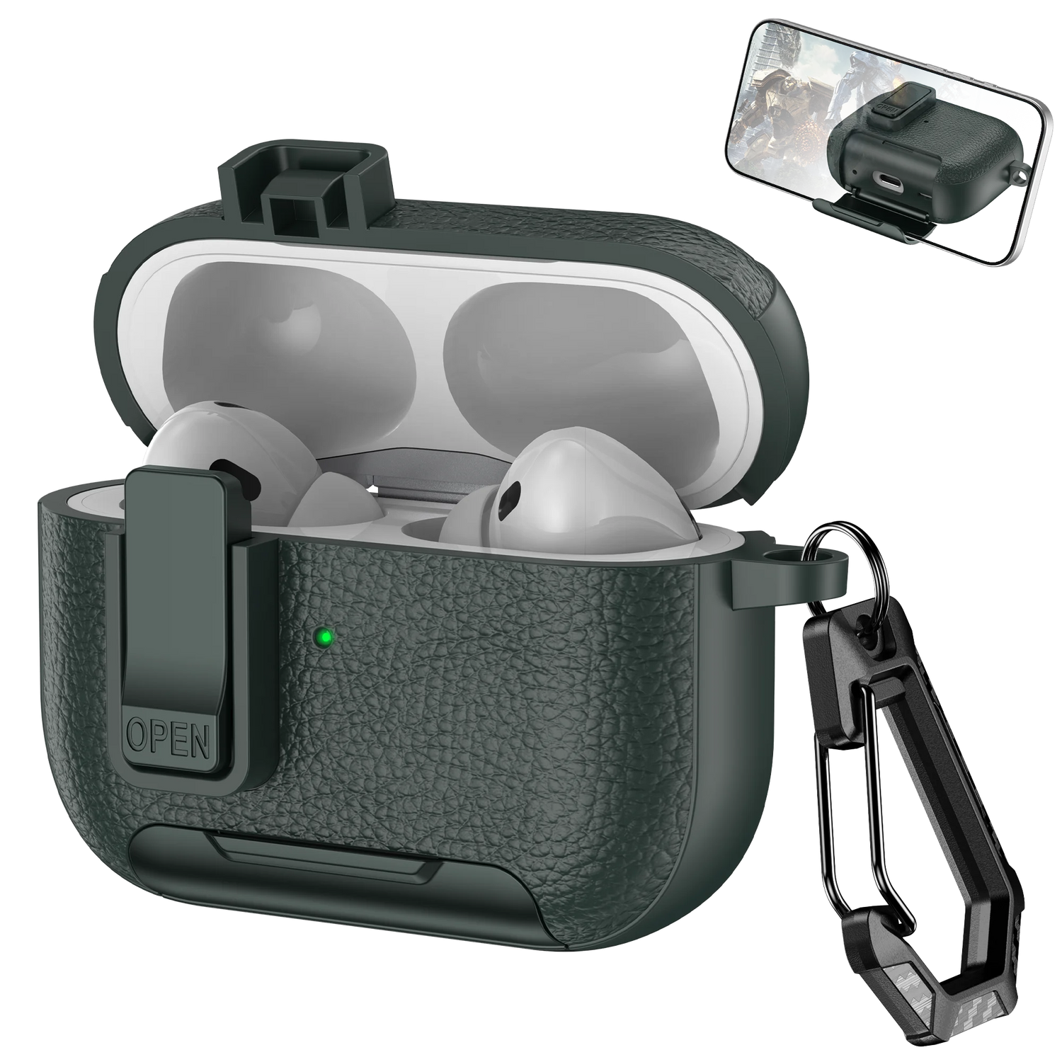 AirPods Case with Phone Hook &amp; Holder