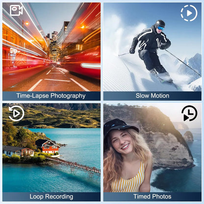 NBD 4K Camcorder Video Camera with 48MP Vlogging Camera With Wi-Fi &amp; App Control,Video Recorder with 3X Battery Life, 16X Zoom