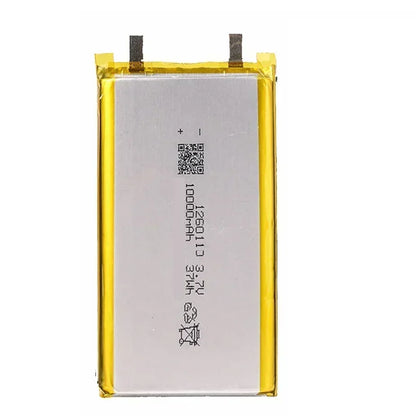 1260110 Battery 3.7V 10000mAh Lithium Polymer Batteries Lipo Li-Po Rechargeable Cells for Power Bank Laptop Camping Lights Diy