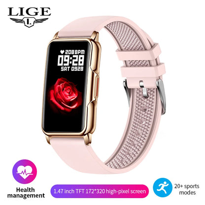 LIGE For Android IOS Xiaomi Smart Watch Women Men Bluetooth Call Music Fitness Sports Bracelet Sleep Monitor Smartwatch Gift