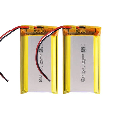 1260110 Battery 3.7V 10000mAh Lithium Polymer Batteries Lipo Li-Po Rechargeable Cells for Power Bank Laptop Camping Lights Diy