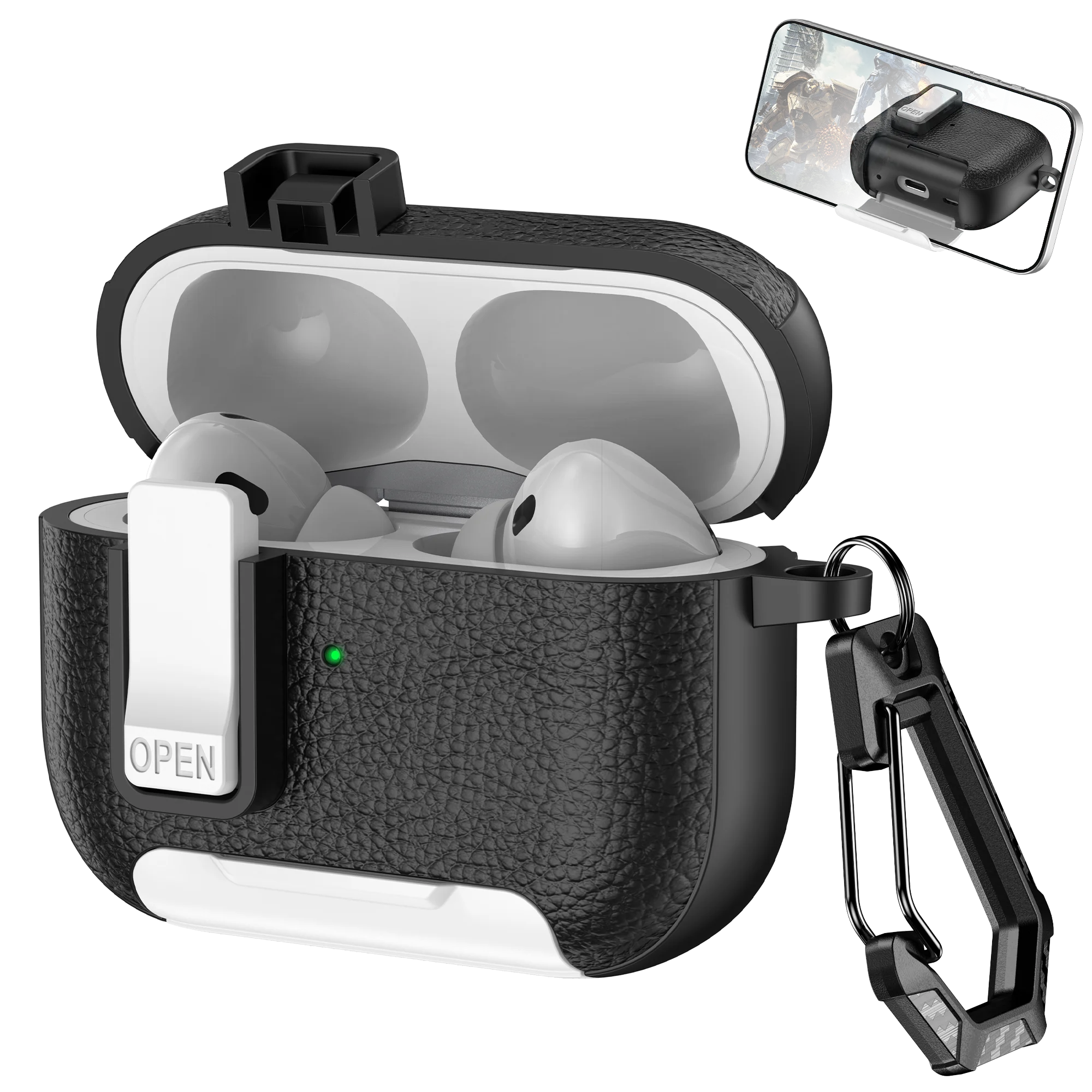 AirPods Case with Phone Hook &amp; Holder