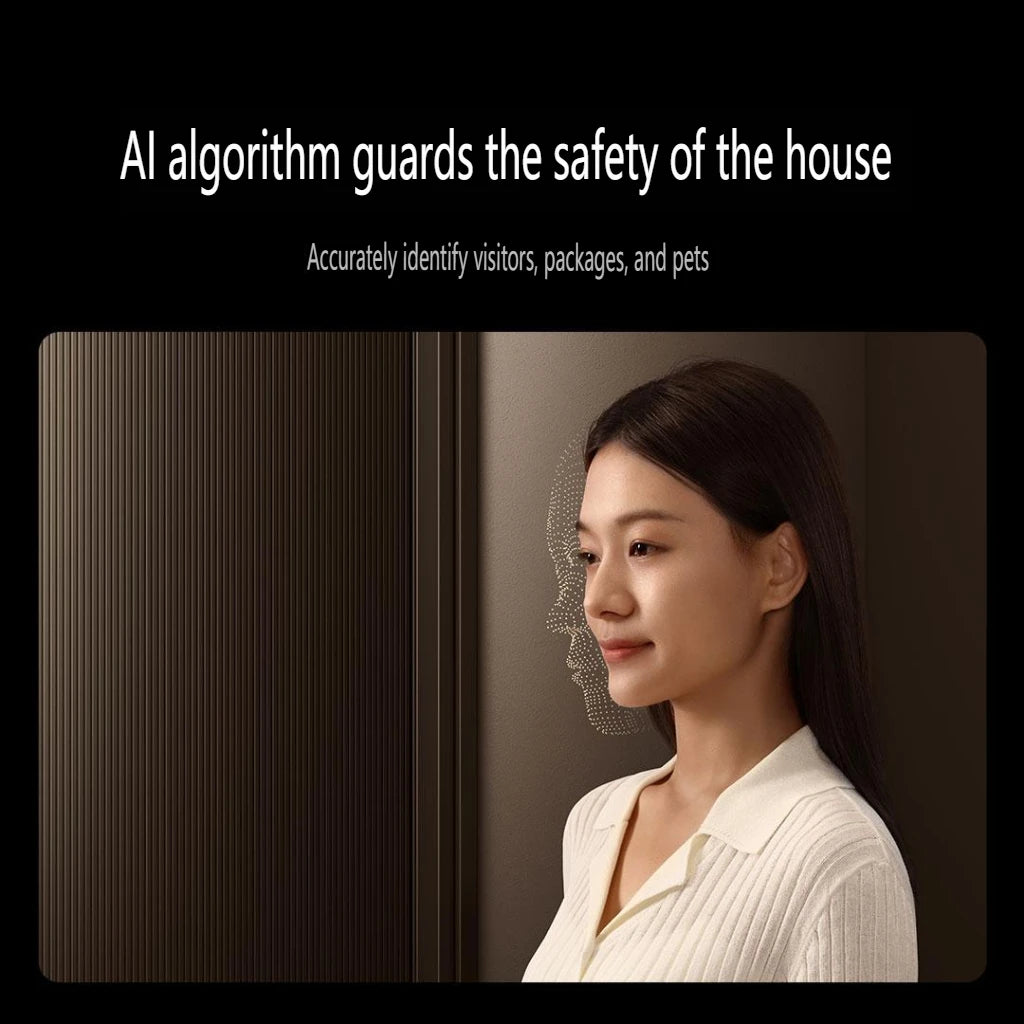 Xiaomi Smart Doorbell 4 pro Dual lens 5MP HD Infrared Night Vision 150 Wide Angle Video Intercom For mihome app 32GB Memory