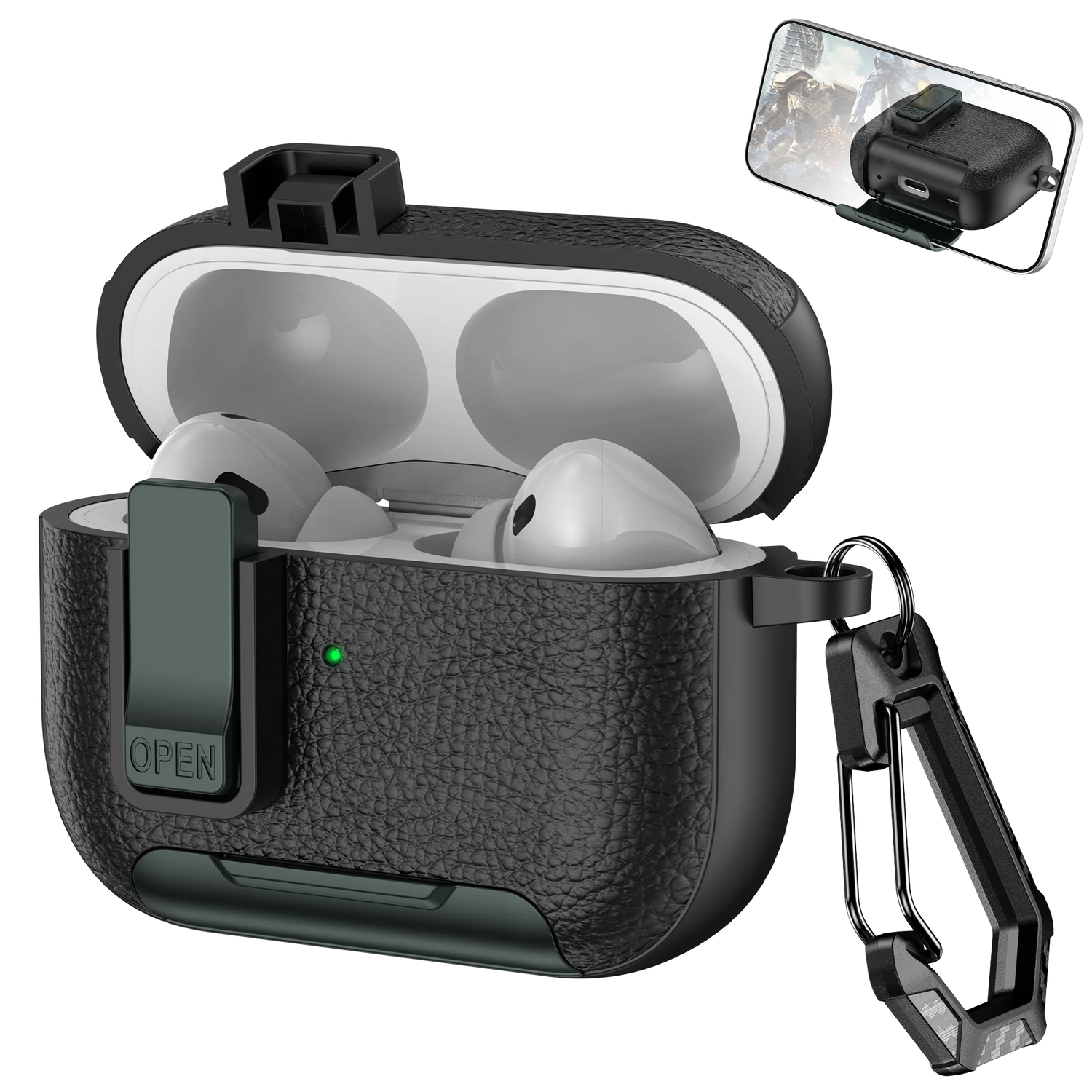 AirPods Case with Phone Hook &amp; Holder
