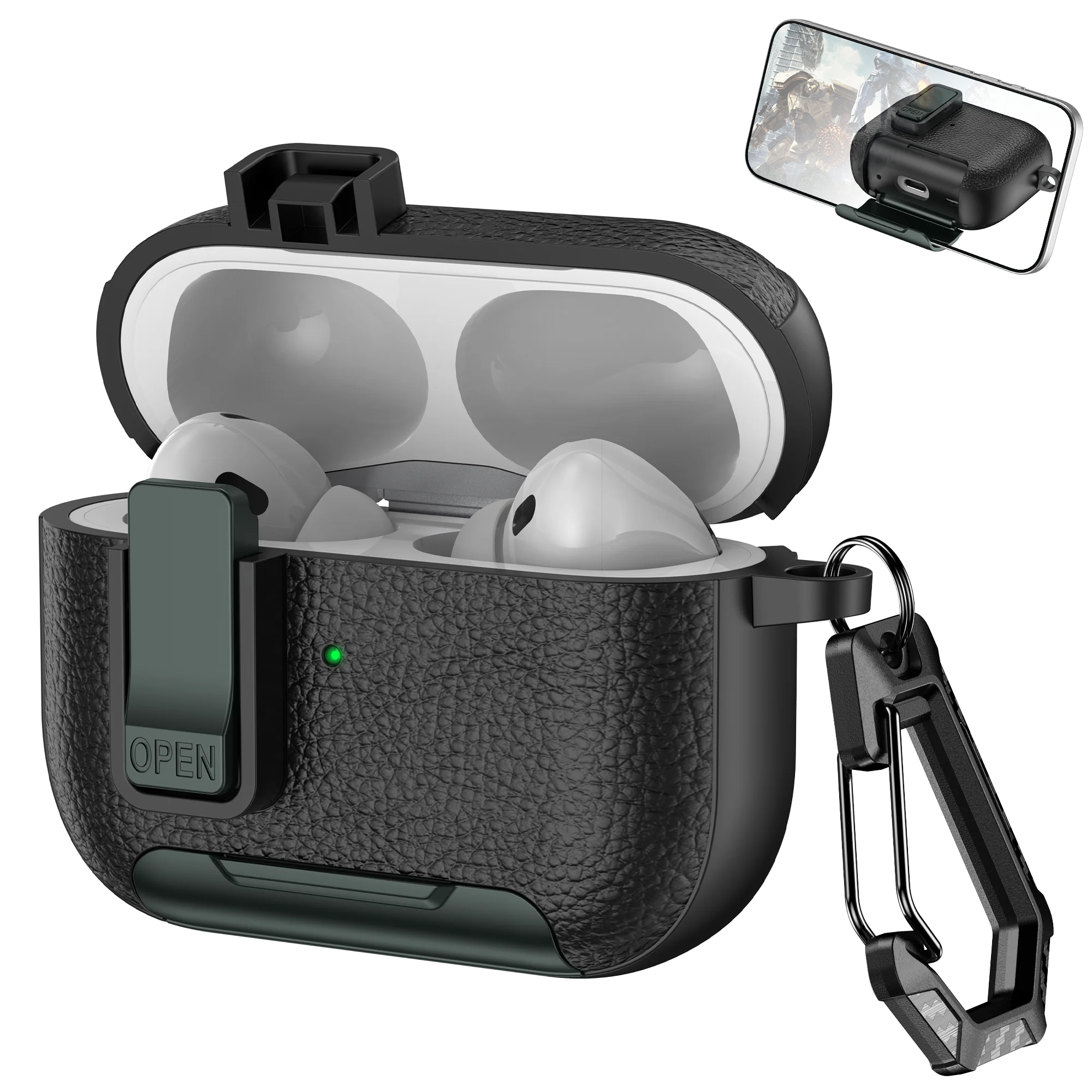 AirPods Case with Phone Hook &amp; Holder