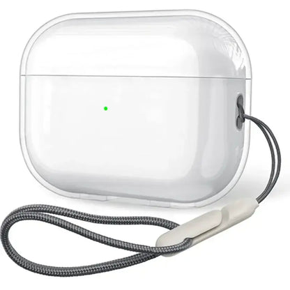 Clear TPU AirPods Case with Lanyard