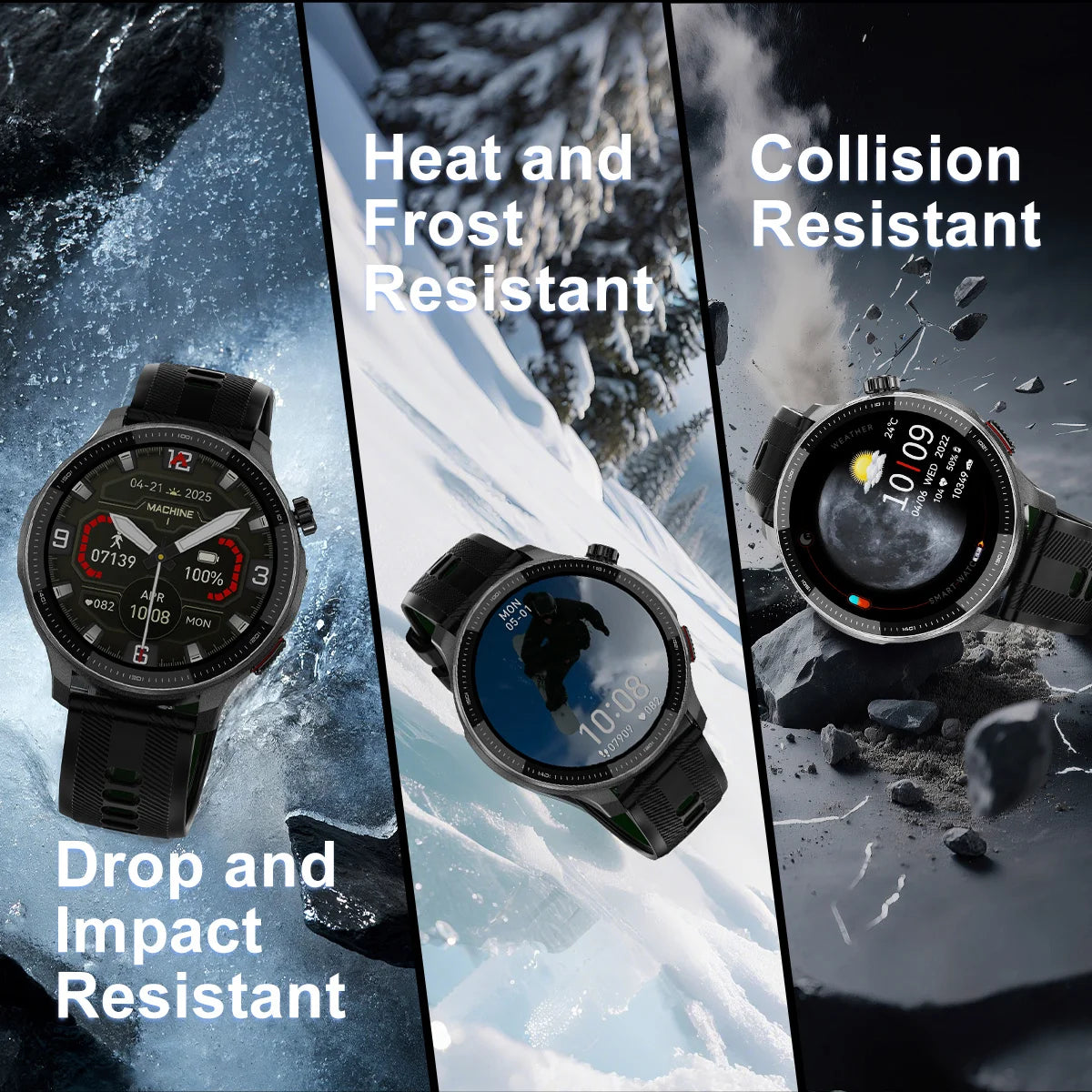 Fashion Smart Watch Men 4GB Memory Local MusicVideo Player AMOLED Always show Sport Watch Waterproof GPS Offline Maps Smartwatch