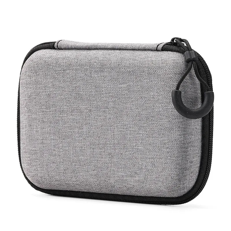 Portable Shockproof Headphone Case Earphone Bag Headset Storage Bag Hard Shell Earphone Accessories Memory Card USB Cable