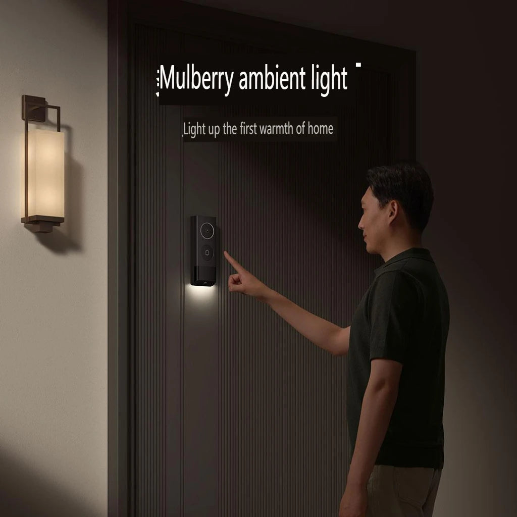 Xiaomi Smart Doorbell 4 pro Dual lens 5MP HD Infrared Night Vision 150 Wide Angle Video Intercom For mihome app 32GB Memory